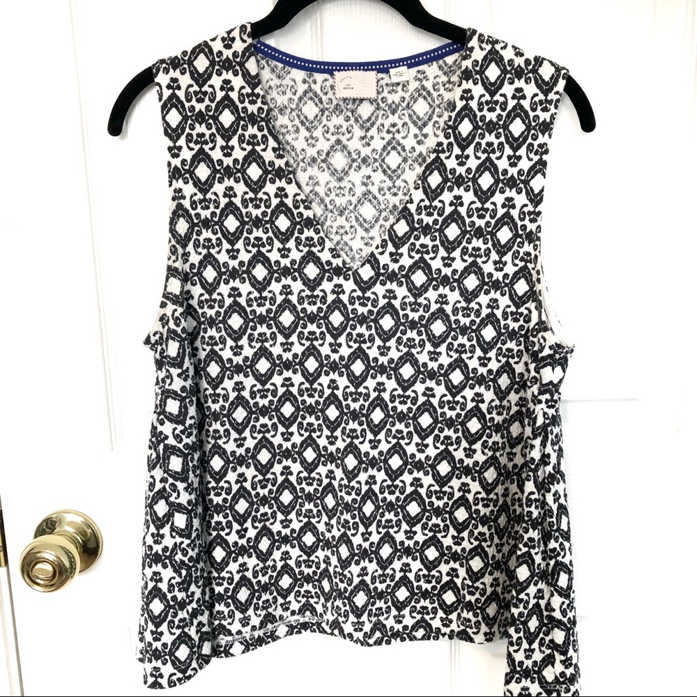 Printed Swing Tank Work Top—Anthropologie